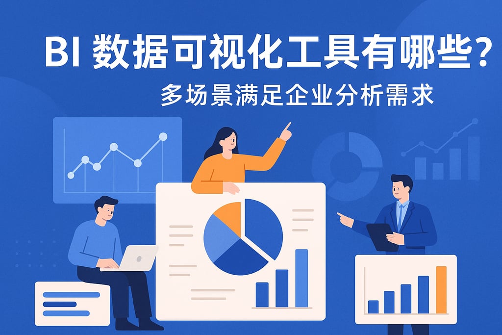 BI数据可视化工具有哪些？多场景满足企业分析需求"